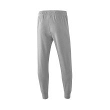 Erima Jogginghose Essential Sweat (Baumwolle) lang hellgrau/schwarz Herren